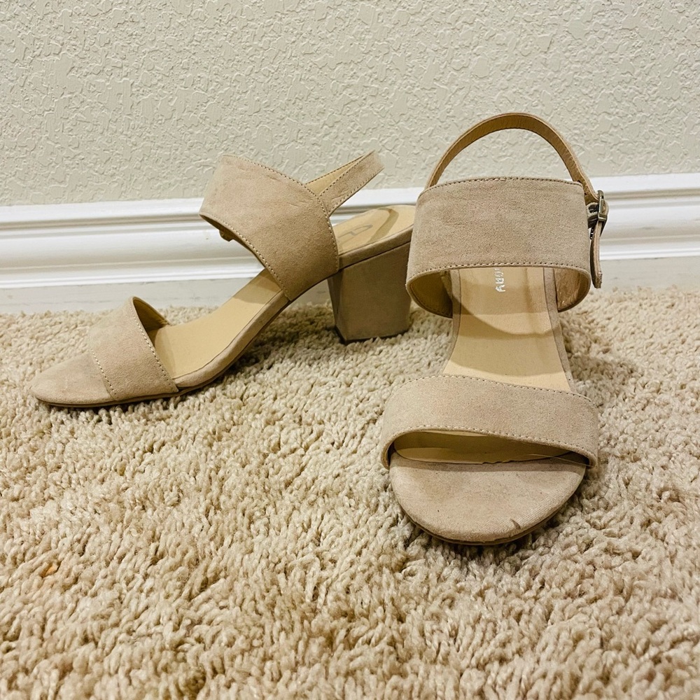 Tan Strap Heels